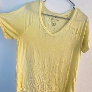 A&E Soft & Sexy Yellow shirt